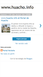 Mobile Screenshot of huachoinfo.blogspot.com