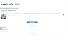 Tablet Screenshot of huachoinfo.blogspot.com