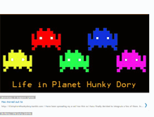 Tablet Screenshot of lifeinplanethunkydory.blogspot.com