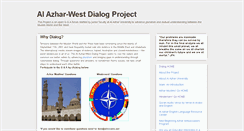 Desktop Screenshot of alazhar-westdialogproject.blogspot.com