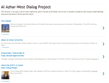 Tablet Screenshot of alazhar-westdialogproject.blogspot.com