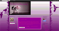 Desktop Screenshot of bellaperfeccion.blogspot.com