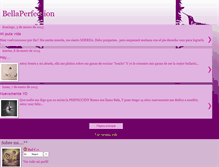 Tablet Screenshot of bellaperfeccion.blogspot.com