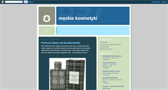 Desktop Screenshot of meskie-kosmetyki.blogspot.com