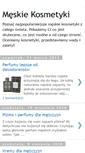Mobile Screenshot of meskie-kosmetyki.blogspot.com