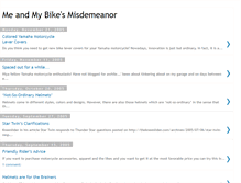 Tablet Screenshot of meandmybikesmisdemeanor.blogspot.com