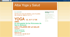 Desktop Screenshot of albayoga.blogspot.com