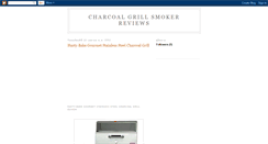 Desktop Screenshot of charcoalgrillsmokerreviews.blogspot.com