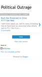 Mobile Screenshot of politicaloutrage.blogspot.com