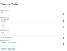 Tablet Screenshot of classroomsurfers.blogspot.com
