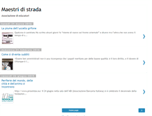 Tablet Screenshot of maestridistrada.blogspot.com