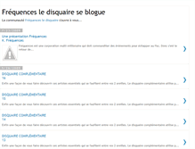Tablet Screenshot of frequencesvousblog.blogspot.com