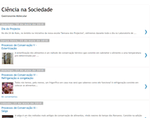 Tablet Screenshot of ciencianasociedade123.blogspot.com