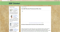 Desktop Screenshot of ddf-kullananlar-yorumlar.blogspot.com