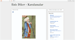 Desktop Screenshot of enisdiker.blogspot.com