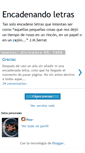 Mobile Screenshot of encadenandoletras.blogspot.com