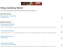 Tablet Screenshot of pinoycelebrityworld.blogspot.com