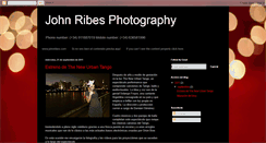 Desktop Screenshot of johnribesphotography.blogspot.com