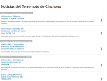 Tablet Screenshot of noticiasdelterremotodecinchona.blogspot.com