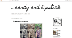 Desktop Screenshot of candyandlipstick.blogspot.com