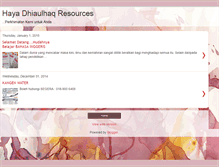 Tablet Screenshot of haya-dhiaulhaq.blogspot.com