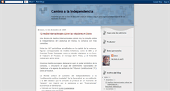 Desktop Screenshot of caminoalaindependencia.blogspot.com