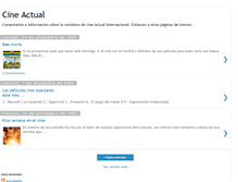Tablet Screenshot of cineactualcartelera.blogspot.com