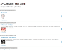 Tablet Screenshot of myartworkandmore.blogspot.com
