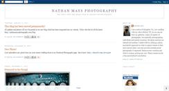 Desktop Screenshot of nathanmaysphotography.blogspot.com