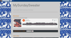 Desktop Screenshot of mysundaysweater.blogspot.com