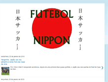 Tablet Screenshot of futebolnippon.blogspot.com