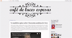 Desktop Screenshot of cafedelucesespesas.blogspot.com