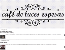 Tablet Screenshot of cafedelucesespesas.blogspot.com