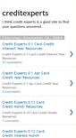 Mobile Screenshot of creditexperts.blogspot.com