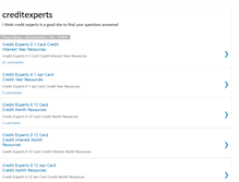 Tablet Screenshot of creditexperts.blogspot.com