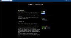 Desktop Screenshot of gesang-lobster.blogspot.com