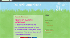 Desktop Screenshot of dulceriaamericanazarzal.blogspot.com