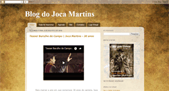 Desktop Screenshot of blogdojocamartins.blogspot.com