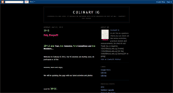 Desktop Screenshot of ig-culinary.blogspot.com