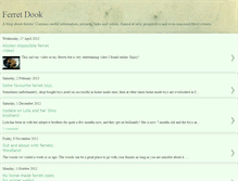 Tablet Screenshot of ferretdook.blogspot.com