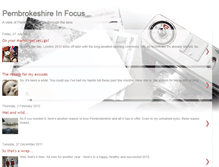 Tablet Screenshot of pembrokeshireinfocus.blogspot.com