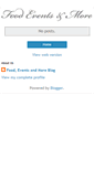 Mobile Screenshot of foodeventsandmore.blogspot.com