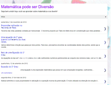 Tablet Screenshot of matematicapodeserdiversao.blogspot.com