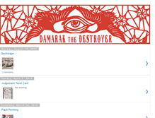 Tablet Screenshot of damarakdestroy.blogspot.com