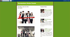 Desktop Screenshot of koreanstars-seriesdrama.blogspot.com