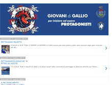 Tablet Screenshot of comunedigallio.blogspot.com