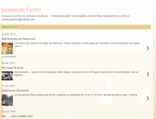 Tablet Screenshot of intentandofieltro.blogspot.com