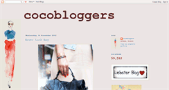 Desktop Screenshot of cocobloggers.blogspot.com