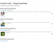 Tablet Screenshot of livedinlife.blogspot.com