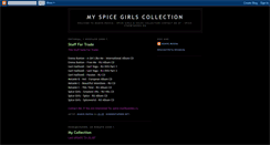 Desktop Screenshot of myspicegirlscollection.blogspot.com